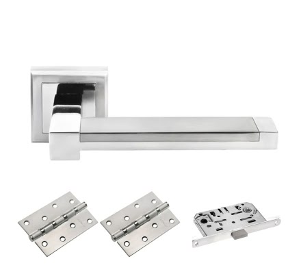 Комплект фурнитуры MH39-MS4BB (ЦАМ, матовый хром – хром)