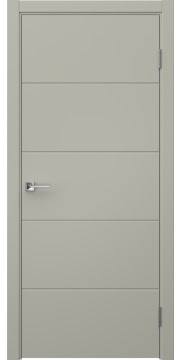 Межкомнатная дверь Графика 3 эмаль RAL 7044 — 1563