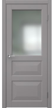 Дверь, Интеграл 3 (эмаль RAL 7036, со стеклом)