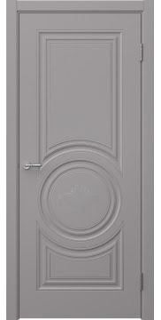 Дверь, Скандинавия 5 (эмаль RAL 7036 патина серебро)