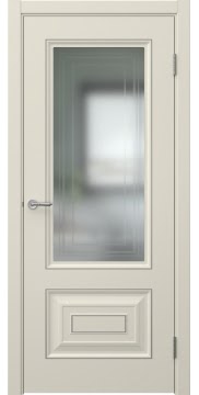  Скандинавия 6 (эмаль RAL 9001 патина серебро, со стеклом)