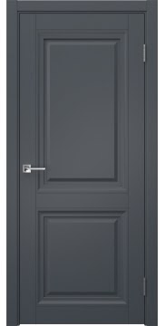 Межкомнатная дверь София 2 багет 2 экошпон антрацит — 0922
