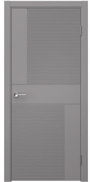 Дверь грей, Соло 1 (эмаль RAL 7036)