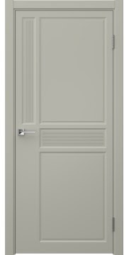 Дверь межкомнатная, Соло классик 10 (эмаль RAL 7044)