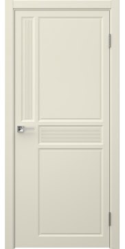 Дверь межкомнатная, Соло классик 10 (эмаль RAL 9001)