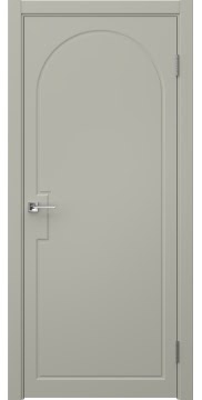 Дверь межкомнатная, Соло классик 5 (эмаль RAL 7044)