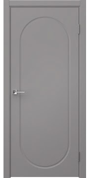 Межкомнатная дверь, Соло классик 8 (эмаль RAL 7036)
